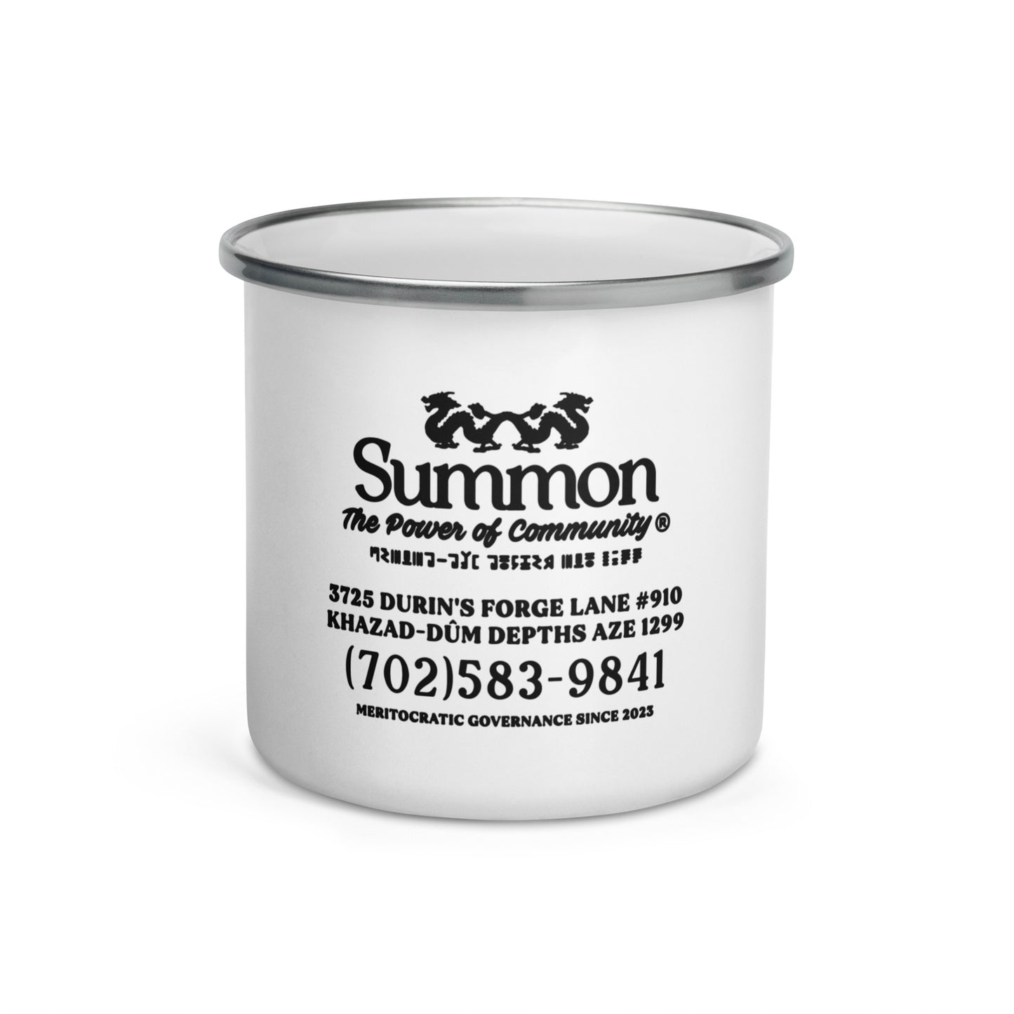 Summon Enamel Mug