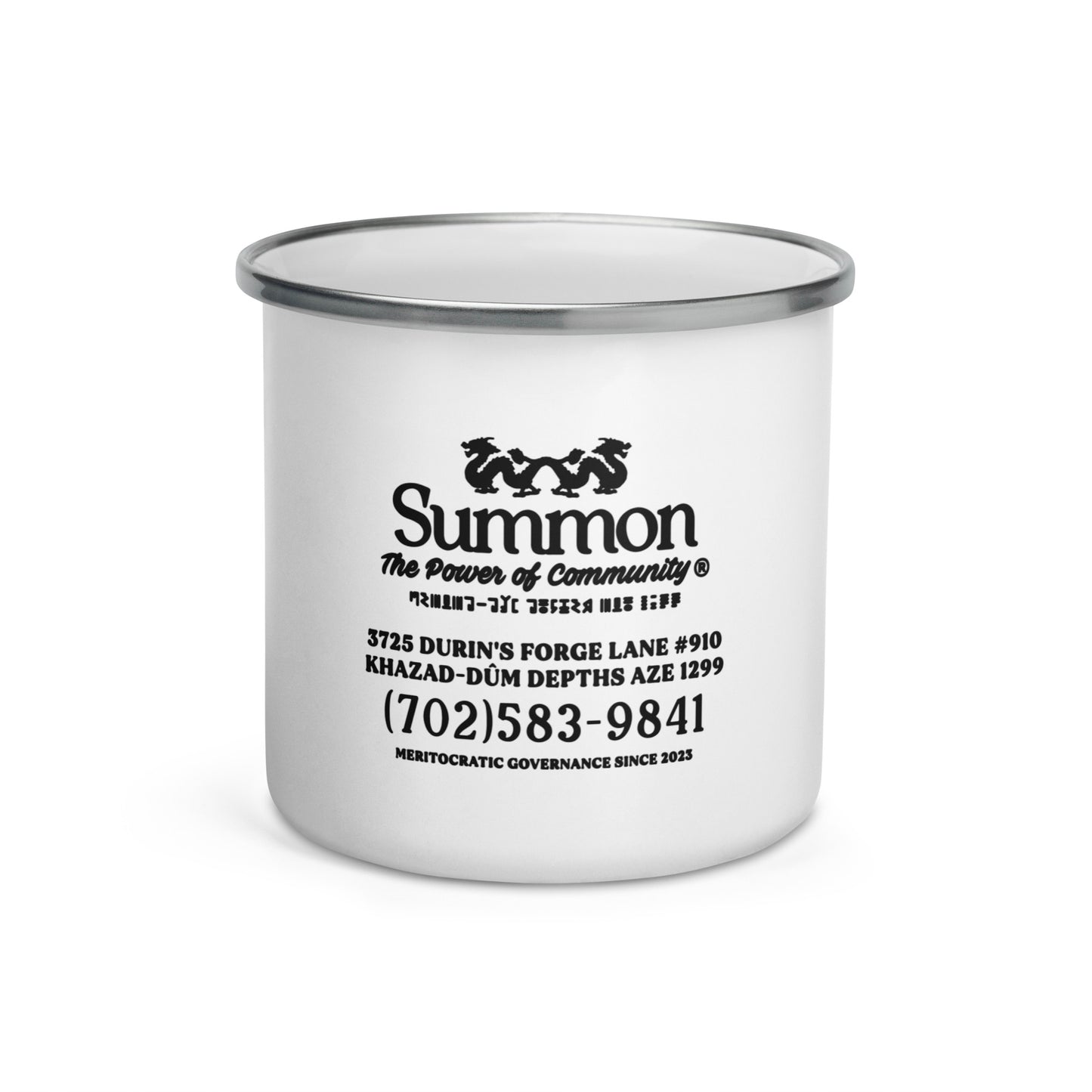 Summon Enamel Mug