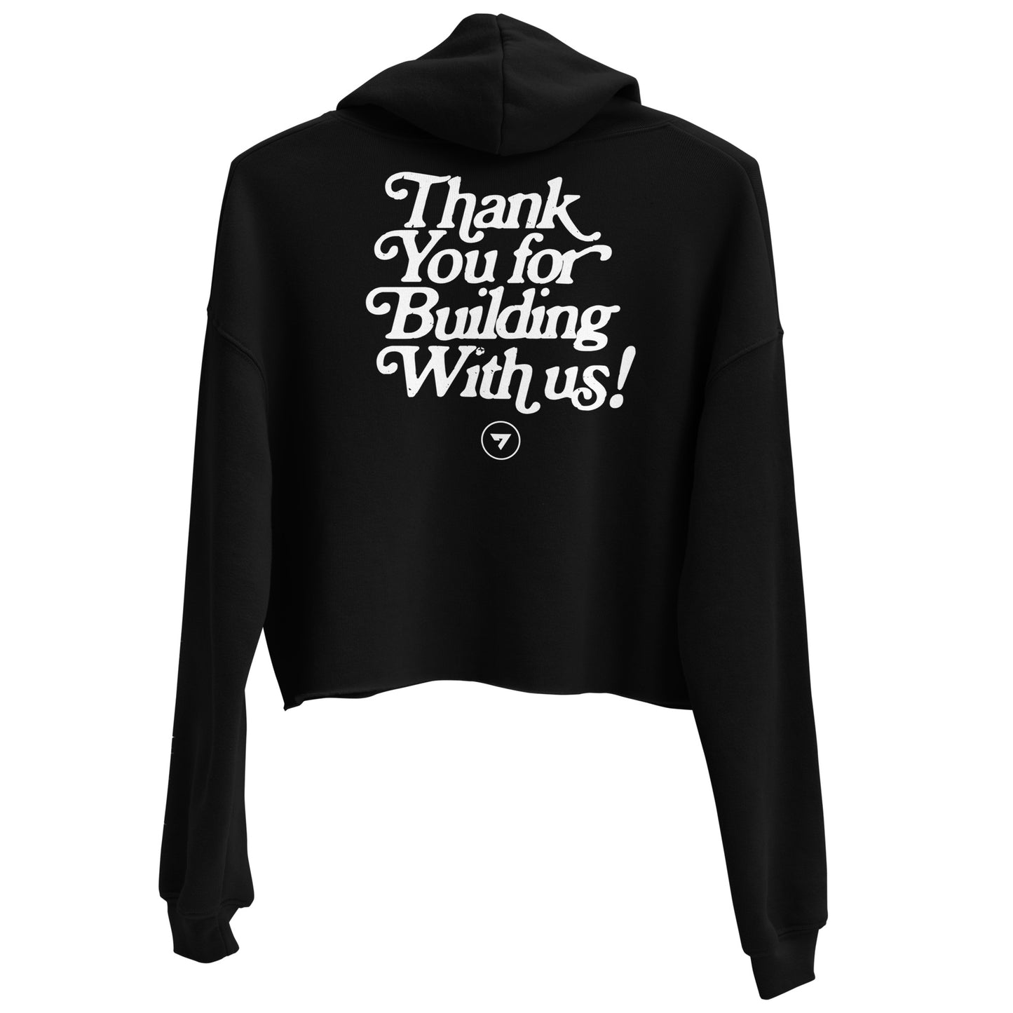 Thank You Crop Hoodie