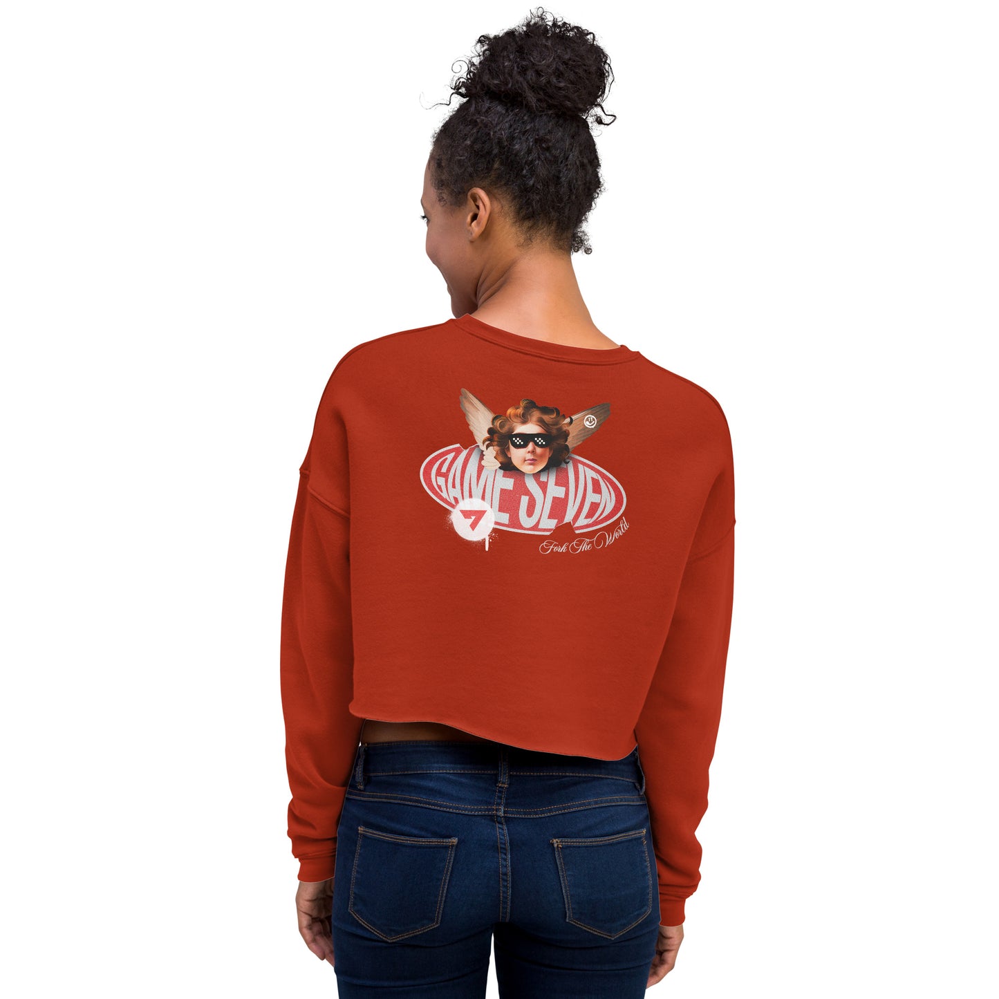 G7 Angel Crop Sweatshirt